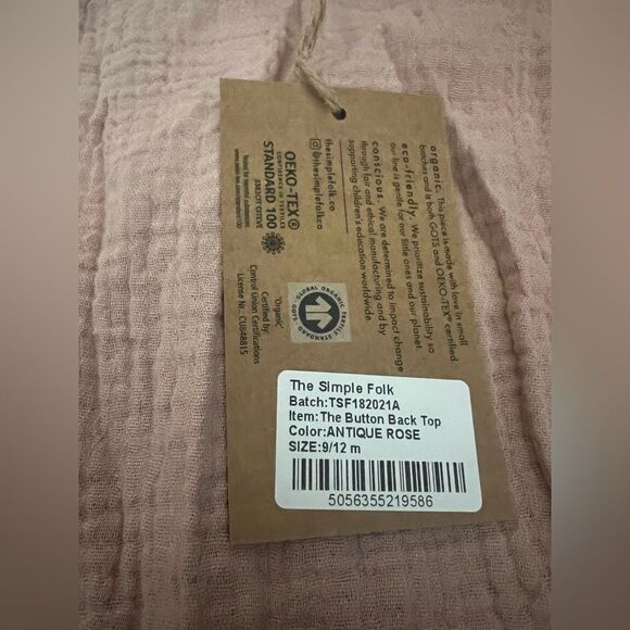 THE SIMPLE FOLK The Button Back Top - Picture 4 of 5